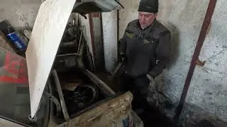 Мастер Ваня. Рихтует свой автомобиль. После дрифта.