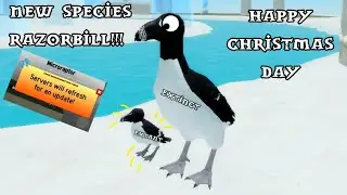 NEW BIRD A RAZORBILL! Closely Extinct Great auk are real! #featherfamily  #update #roblox