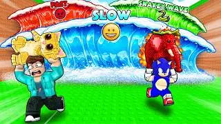 I USED WAVE MACHINE TO TROLL NOOBS IN TSUNAMI APOCALYPSE ROBLOX !!