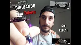COMO DIBUJAR YOUTUBERS PARTE 1- CON RODO (descubri a quien dibujo)