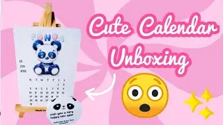 Panda Calendar Unboxing 😍&hearts;️ #monikamanekar_arts  #collaboration #2022
