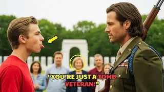 Entitled Kid Offends Single Dad Veteran Tomb Guard — Watch What Happens Next!