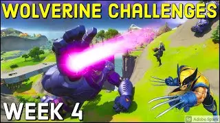 Wolverine Challenges Week 4! - Launch Off All Sentinel Hands Without Touching the Ground - Fortnite