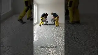 White River Stone Epoxy Floor