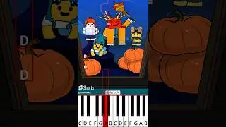 🎃Happy Halloween 99 NIGHT IN THEFOREST ROBLOX ANIMATION (@MericoAI) - Octave Piano Tutorial