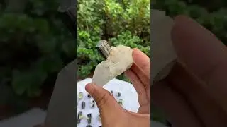 Black tourmaline and quartz combine specimen.   #dubanigems #tourmaline #specimens