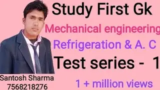 Study First Gk //RAC TEST SERIES //Mechanical engineering//DIPLOMA POLYTECHNIC //ME 301//MECHANICAL
