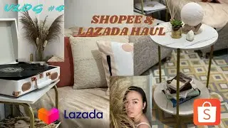 SHOPEE & LAZADA HAUL+REVIEW | Cheap must have aesthetic home decor&Vacuum Cleaner | ALYANNA MASCARDO