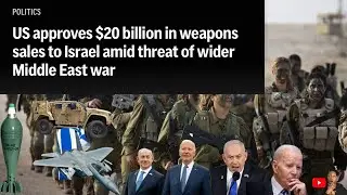 US approves BILLIONS in weapon sales to Israel 💰🔫🧨💣