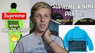 SUPREME FW17 WEEK 10 (SUPREME X NIKE PART 2) DROPLIST! (TRACK SUITS, HATS, ETC.)!