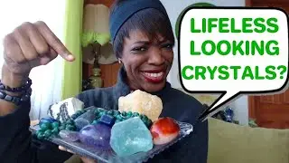 How To Use HEMATITE to CHARGE Your LIFELESS Looking Crystals at Night.