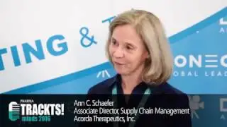 Interview: Ann Schaefer, Acorda Therapeutics | Pharma TRACKTS! 2016