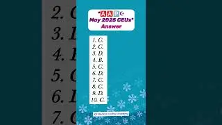 May 2025 AAPC CPC CEUs | CEUs Answer Key #CEUs #AAPC #CPC