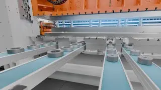 4,000 kN Electric lamination stamping & packaging press line  I Stanzpaketieranlage f&uuml;r Elektroblech