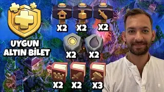 ALTIN BİLET ALDIM VE YÜKSELTMELER YAPTIM ! CLASH OF CLANS