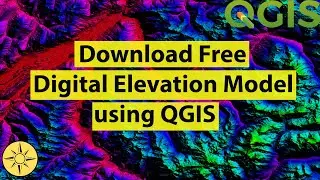 Загрузите бесплатную ЦМР с помощью QGIS