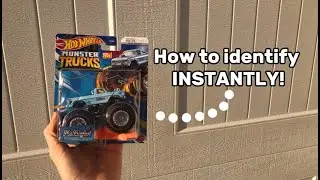 How to INSTANTLY identify HW monster trucks treasure hunts