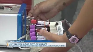 Ohio State-Michigan blood drive kicks off Wednesday