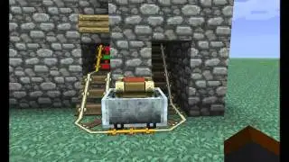 Minecraft: Minecart-chest bank