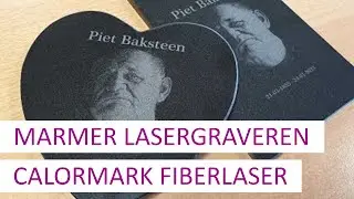 Marmer lasergraveren met Calormark Fiber laser