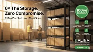 150 KG Per Shelf: How Slotted Angle Racks Save 40% Warehouse Space | Hyderabad Manufacturer