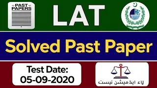 LAT Complete solved Paper 05 September 2020 | Law Admission Test 2025 Preparation | Lat past papers