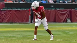 Dante Wright | Wide Receiver | 2024 Temple Highlights | 2025 NFL Draft