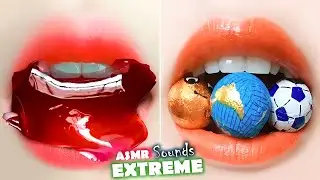 asmr AZURA 18 COLORFUL EMOJI FOOD CHALLENGE MUKBANG 알록달록 이모지 먹방 챌린지 모음집 eating sounds