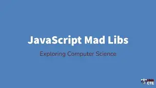 JavaScript Mad Libs