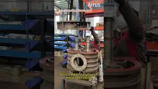 Take a look at the assembly process of our roots blower parts.