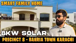 4 Bedroom Designer Villa with 8kW Solar | Precinct 8 | Bahria Town Karachi