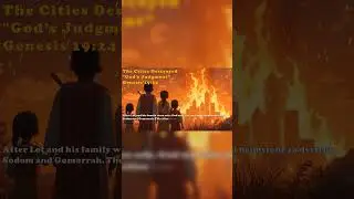 🔥 The Cities Destroyed &ndash; God&rsquo;s Judgment 🔥Genesis 19:24 #godswordkidslearning #homeschoolresources