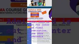 Admit card is released for the June 2025 examination #cmaindia#cmaexam #shorts