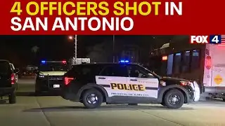 7 police officers hurt at an apartment in San Antonio