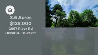 6227 River Rd  Waterfront Property on The Tennessee River For Sale