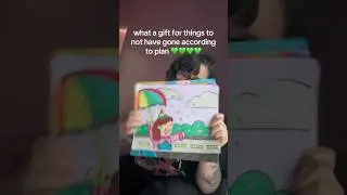 a completed flip thru of &ldquo;a sad girl birthday&rdquo; digital coloring book 💚🖍️