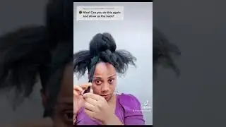 🐙 THE ULTIMATE NATURAL HAIR TWISTED BUN HACK! 🐙
