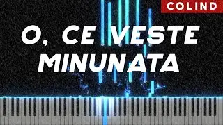 O, ce veste minunata - Colind - Instrumental Pian - Negativ Pian - Tutorial - Partitura disponibila