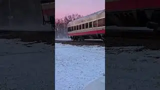 Amtrak Train Colchester IL 2025 #reel #train #photography #railfan #railroad #amtrak