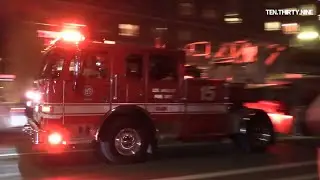 LAFD LIGHT FORCE 15 RESPONDING *AIR HORN  LOUD*