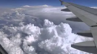 LAN Chile Airbus A320 - crossing the Andes from Buenos Aires to Santiago de Chile