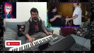 Foodie Beauty Alsultan Salah Plays Keyboard At the Youtube Retirement Home. Negz & DC Media girl!
