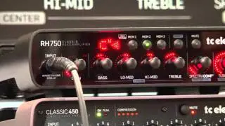 Musikmesse 2011 tc electronic RH750 Bassamp
