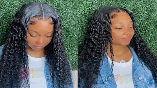LACE MELT😍  |DETAILED LACE CLOSURE JERRY CURL WIG INSTALL | Ft Jessie's Selection