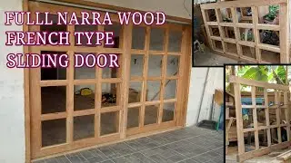 PANO GUMAWA NG FRENCH TYPE NA PINTO/FRENCH TYPE DOOR/NARRA WOOD FRENCH TYPE DOOR