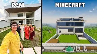 sourav joshi vlogs house in minecraft / minecraft house tutorial / #souravjoshivlogs