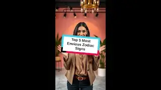 Top 5 Most Envious Zodiac Signs # #shorts