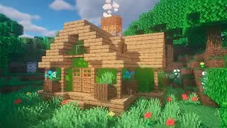 Minecraft: How To Build a Simple Lime Concrete House | Building Tutorial