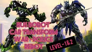 Bus Robot Car Transform War &ndash;Police Robot games || Android game | best offline game