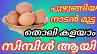 പുഴുങ്ങിയ നാടൻ മുട്ട തൊലി കളയാം സിമ്പിൾ ആയി